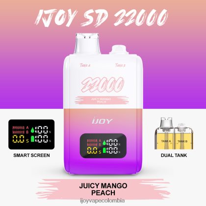 iJOY SD 22000 desechable FX8ZTZ156 Cigarro Electronico IJOY Precio melocotón de mango jugoso
